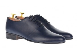 Marimea 40 Pantofi barbati eleganti din piele naturala bleumarin NIC5BLMBOX